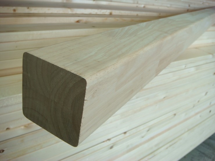 RUBBERWOOD LAMINATED SCANTLING (고무나무 집성각재)