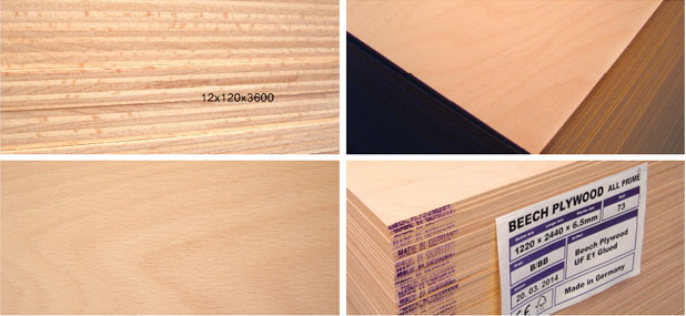 비취합판(Beech Plywood), 너도밤나무합판